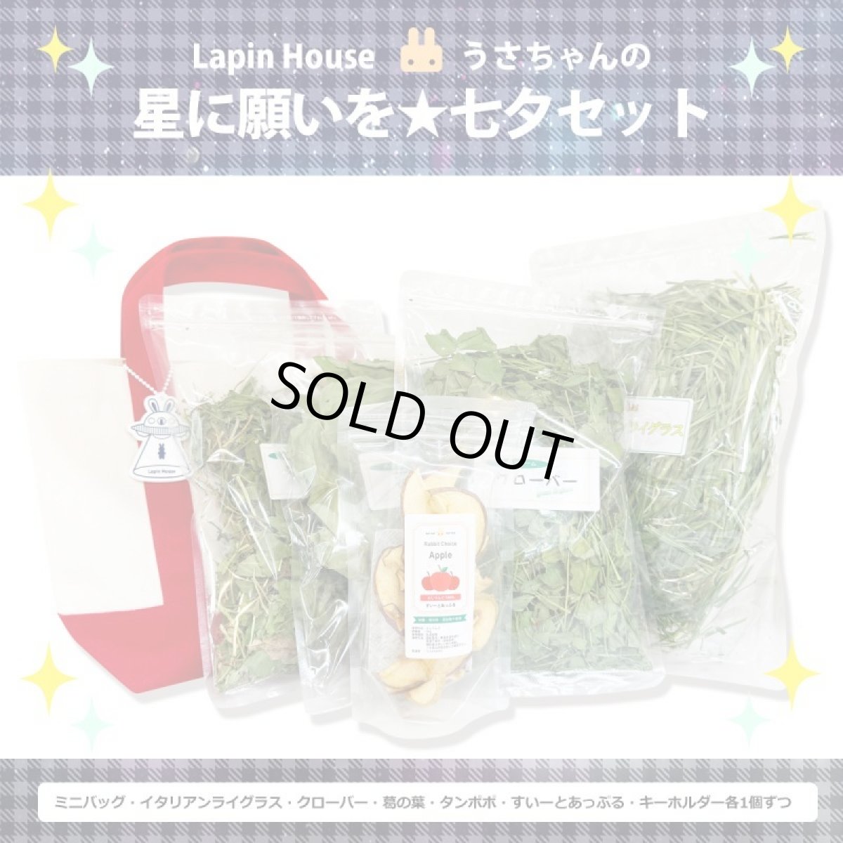 画像1: 【7/6 14:00から販売開始】LapinHouse 星に願いを☆七夕セット (1)